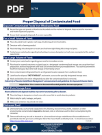 Proper Disposal of Contaminated Food and Equipment