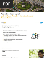 openSAP S4h35 Week 2 Unit 01 DIRECRRRT Presentation