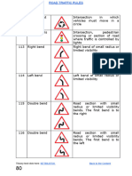 Road Traffic Rules Republic of Lithuania With Annexes (081-100)