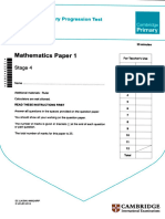 Maths Progress 4