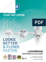 MSansico Top Access Floor Trap Model (Side Flow) Catalogue Nov2022 Visual