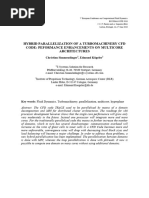 Hybrid Parallelization of A Turbomachinery CFD Code: Peformance Enhancements On Multicore Architectures