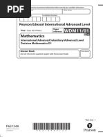 Decision Mathematics D1 January 2023 Question Paper Wdm11-01-Que-20230126