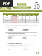 CEO Sample Papers For Class 10