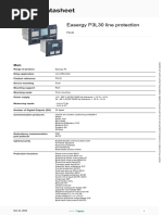 Easergy P3 Protection Relays - P3L30