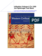 Western Civilization Volume A To 1500 8th Edition Spielvogel Test Bank