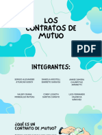 Los Contratos de Mutuo - Clase PDF