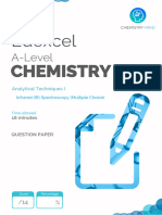 Infrared (IR) Spectroscopy (Multiple Choice) QP 