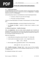 Thermodynamique 23 24 Chap 1