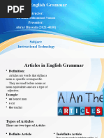 Articles in English Grammar