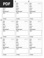 Mork Borg NPC Cards A4 Printer Friendly