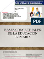 Bases Conceptuales de La Educacion Primaria