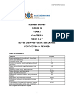 2022 Revised Chapter 9 Post-Covid19 BSTD Grade 12 Notes On Investment Securities