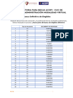 Banco Definitivo de Elegibles Beca Acopi - Cuc