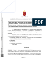 185187-Resolución Provisional Maestros Que Han Solicitado Confirmación Curso 23-24