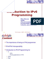 IPv6 API Programming