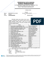 Surat Pengumuman Lomba Inobel Jenjang SD - SMP