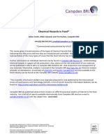 Chemical Hazards in Food