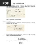 Chapter 2: Conservation of Energy 1. Gravitational Potential Energy (PE)