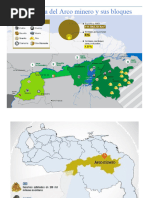 Cartograma Del Arco Minero y Sus Bloques