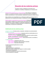 Tema 6 - Identificación de Las Materias Primas