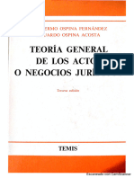 Ospina G. - Teoría General Del Contrato y Del Negocio Jurídico