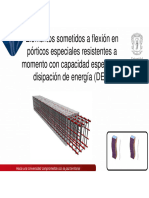 Elementos Sometidos A Flexión en Pórticos Especiales Resistentes A Momento Con Capacidad Especial de Disipación de Energía (DES)