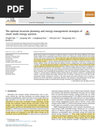 The Optimal Structure Planning and Energy Management Strategies of