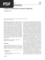 Geocells For Transportation Geotechnical Applications