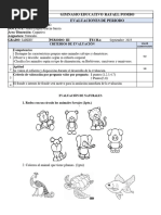 Evaluaciones III Del Grado Jardin