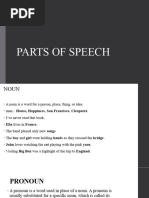 Parts of Speech