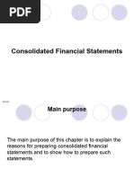 Consolidated Financial Statements Revision Notes