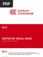 Tema - 11 - Editor de Visual Basic