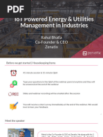 Zenatix Webinar IoT Powered Energy Utilities Management in Industries