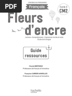 Guide Pédagogique-Fleurs D'encre Cm2