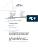 Informe Psicológico - Test HTP - T2 Pruebas 2