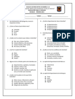 Evaluación Final - Sociales IV Periodo