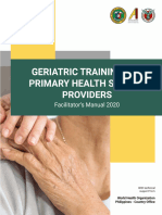 Geriatric Manual Primary Care For Geriatrics Revised Geriatric Training For PSP 1 1