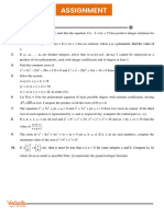 Algebra Revision Assignment 1