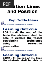Nav 3 Topic 3 2019 A. Position Lines and Positions