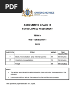 2023 Grade 11 Written Report QP