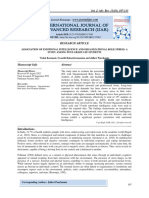 Association of Emotional Intelligence and Organizational Role Stress: A Study Among Post-Graduate Students