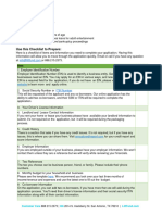 LiftFund Eligibilityand Checklist 2019