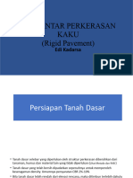 METODE PELAKSANAAN PERKERASAN KAKU (Rigid Pavement)