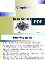 Chapter 1 - Basic Concepts in Electrical Technology