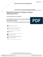 Mechanistic Evaluation of Fatigue Cracking in Asphalt Pavements