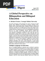 A Global Perspective On Bilingualism