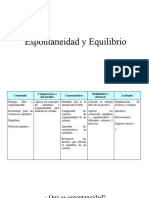 Quinta Semana. Espontaneidad y Equilibrio