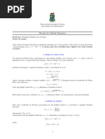 Calculo Numerico Exercicios