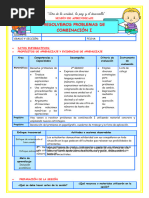 2º E9 S4 Sesión D2 Mat Problemas de Combinación 1